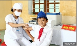 Triển khai tiêm vắc xin viêm não Nhật Bản cho trẻ 6-14 tuổi