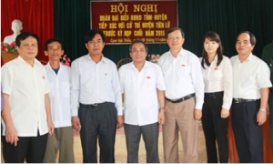 Đại biểu HĐND tỉnh Hưng Yên tiếp xúc cử tri 7 huyện