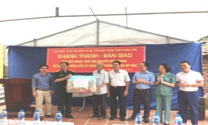 Tổ chức khánh thành bàn giao “Nhà tình nghĩa” cho Hội viên nông dân xã Phan Đình Phùng