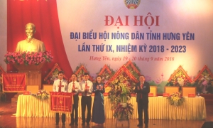 Đại hội đại biểu Hội Nông dân tỉnh Hưng Yên lần thứ IX, nhiệm kỳ 2018 – 2023 thành công tốt đẹp.