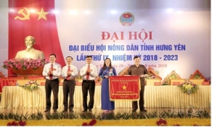 Hội Nông dân tỉnh Hưng Yên sau 5 năm thực hiện Nghị quyết Đại Hội đại biểu Hội Nông dân tỉnh lần thứ VIII nhiệm kỳ 2013 - 2018.