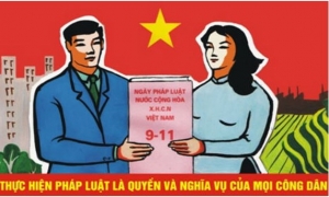 Tập trung tuyên truyền Ngày pháp luật Việt Nam